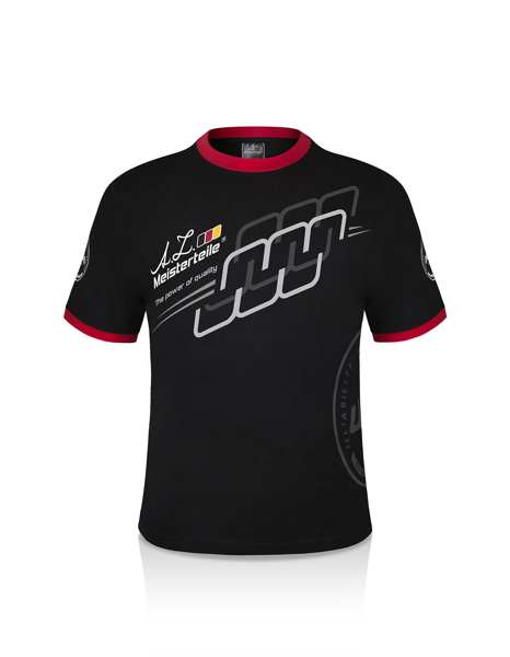 T-shirt - Baumwolle - Kurze Ärmel - Schwarz - AZ-MT Design